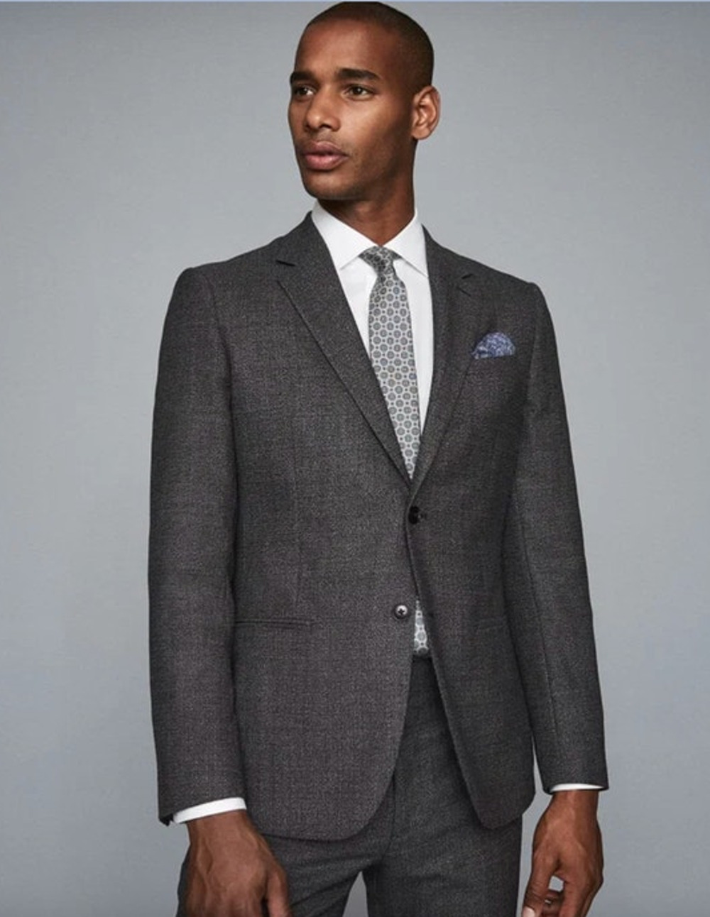 REISS Move Slim Fit Blazer Size 38 NEW Charcoal Dark Gray $475 Jacket